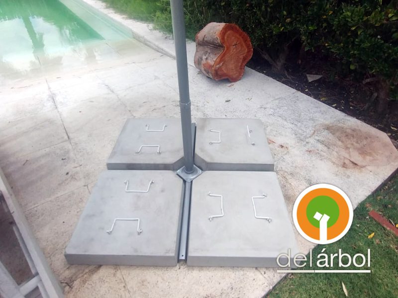 Sombrillas de Aluminio Parante Lateral para Jardín y Exterior | del-arbol.com.ar