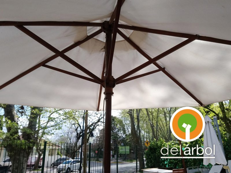 Sombrillas de Madera para Jardín y Exterior | del-arbol.com.ar