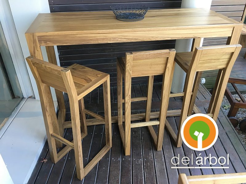 Banqueta Cicerón de Madera para Jardín y Exterior | del-arbol.com.ar