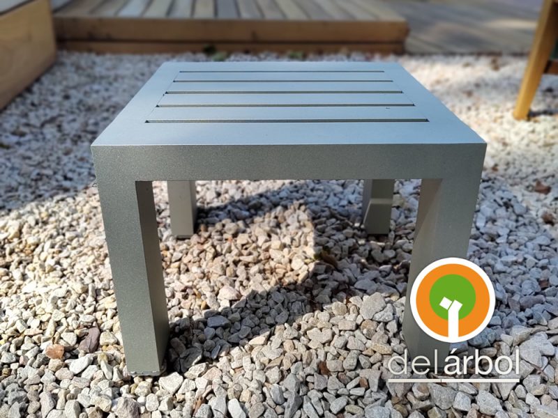 Mesa Auxiliar Sidney de Aluminio para Jardín y Exterior | del-arbol.com.ar