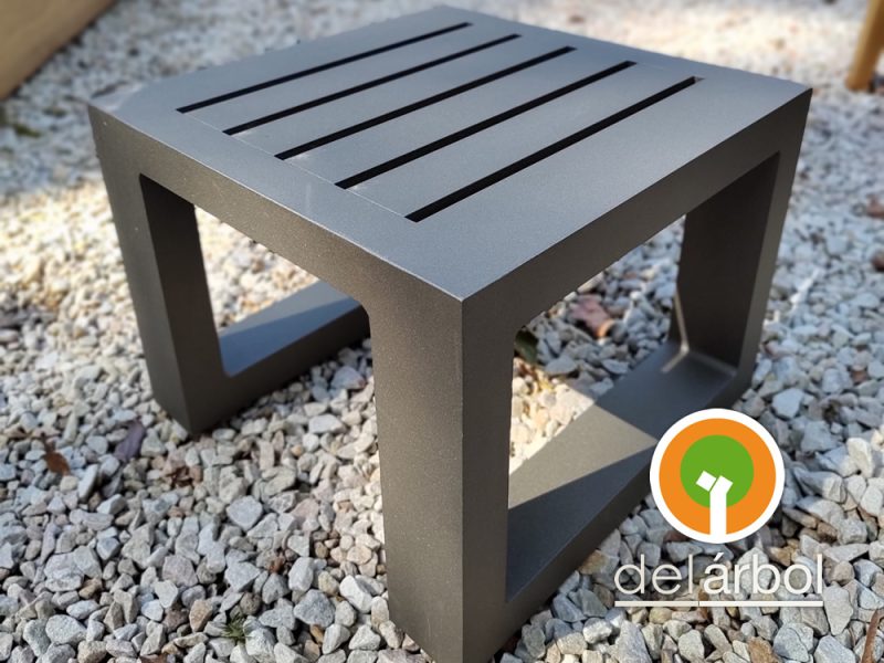 Mesa Auxiliar Sidney de Aluminio para Jardín y Exterior | del-arbol.com.ar