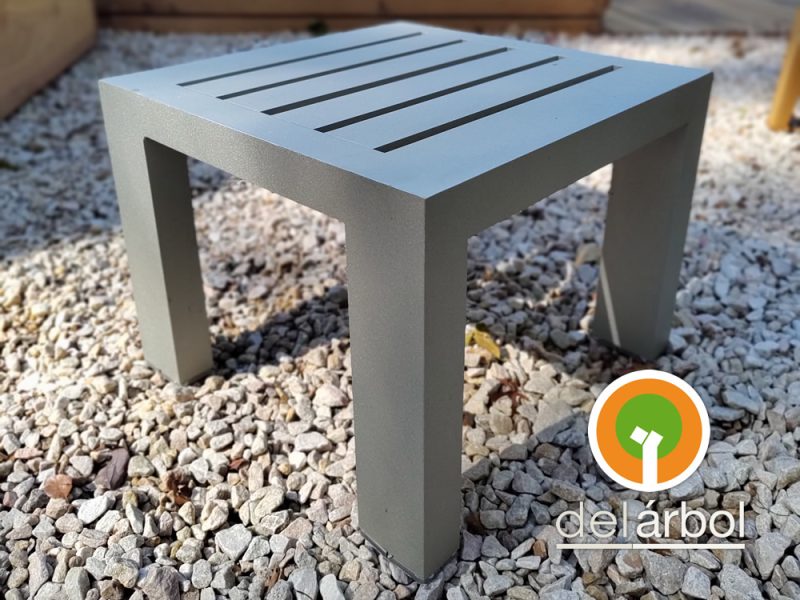 Mesa Auxiliar Sidney de Aluminio para Jardín y Exterior | del-arbol.com.ar