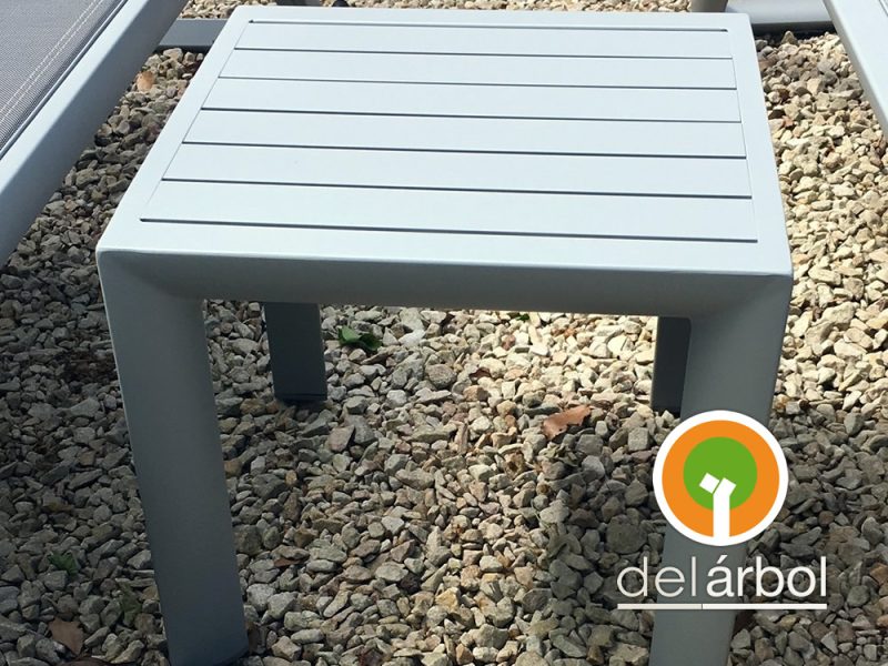 Mesa Auxiliar Vigo de Aluminio para Jardín y Exterior | del-arbol.com.ar