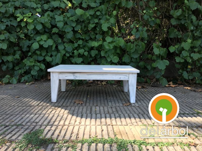 Mesa Baja Annita de Madera para Jardín y Exterior | del-arbol.com.ar