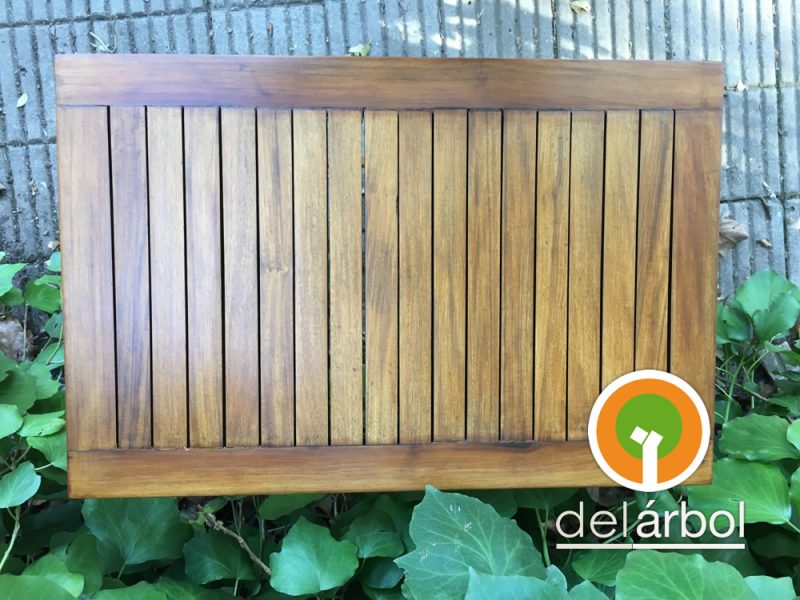 Mesa Baja Santiago de Madera para Jardín y Exterior | del-arbol.com.ar