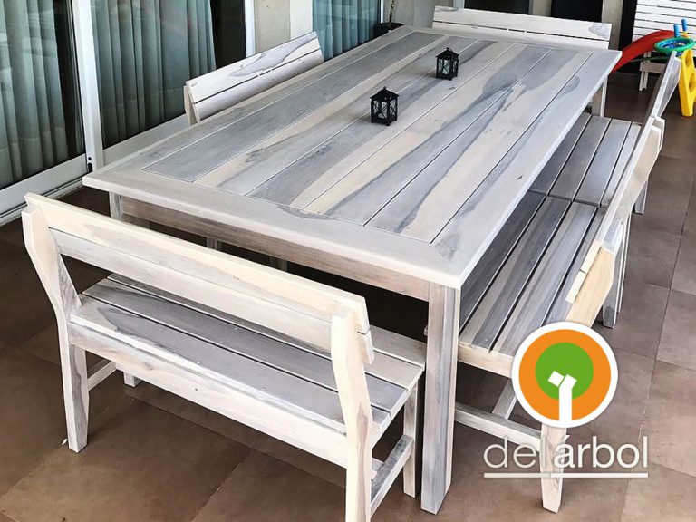 Mesa Coleman de Madera para Jardín y Exterior del-arbol.com.ar Fábrica ...