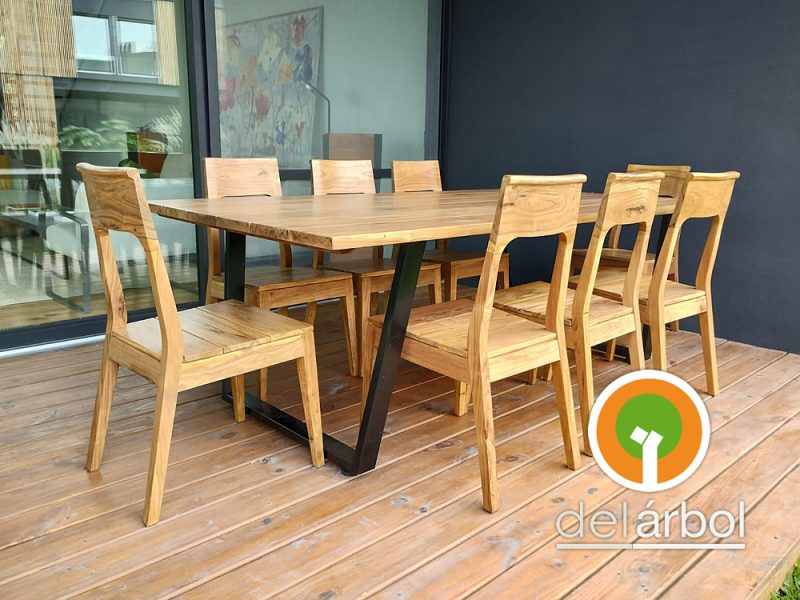 Mesa Industrial de Madera para Interior | del-arbol.com.ar