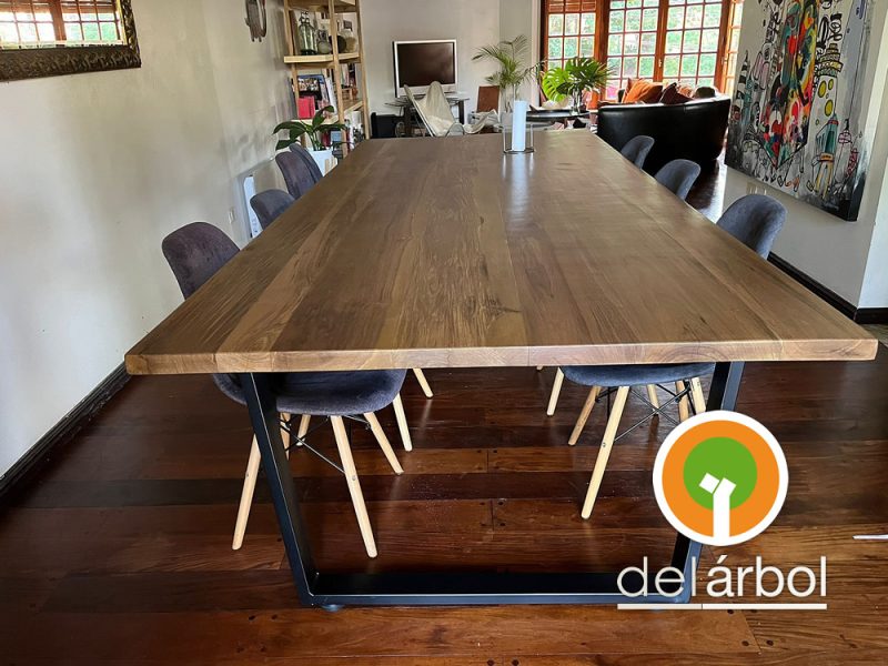 Mesa Industrial de Madera para Interior | del-arbol.com.ar