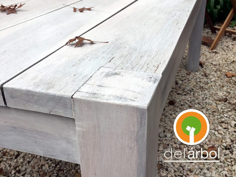 Mesa Andrea de Madera para Jardín y Exterior | del-arbol.com.ar