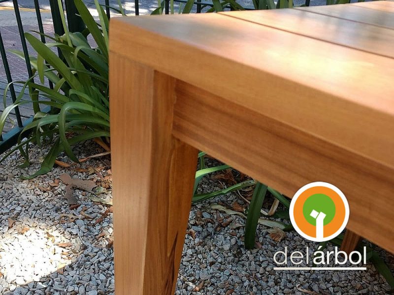 Mesa Origami de Madera para Jardín y Exterior | del-arbol.com.ar