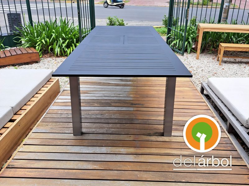 Mesa Boheme Extensible de Aluminio para Jardín y Exterior | del-arbol.com.ar