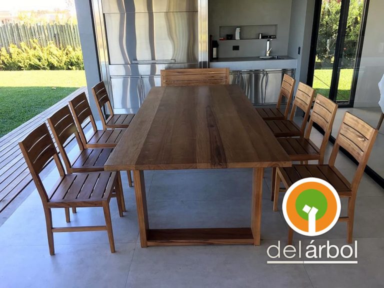 Mesa Trapecio de Madera para Jardín y Exterior del-arbol.com.ar Fábrica ...