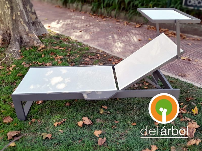 Reposera Aussy de Aluminio para Jardín y Exterior | del-arbol.com.ar