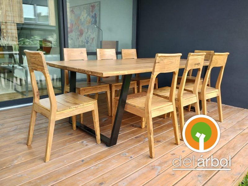 Silla Nicky de Madera para Jardín y Exterior | del-arbol.com.ar