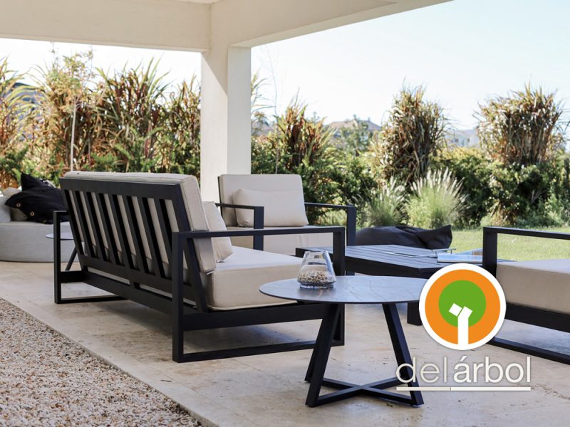 Sillón Bend de Aluminio para Jardín y Exterior | del-arbol.com.ar