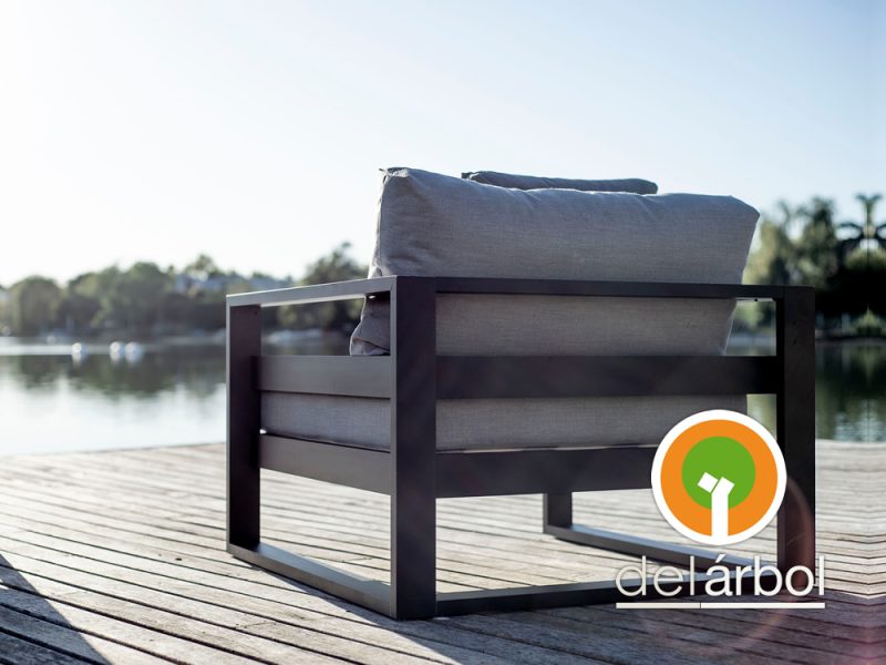 Sillón Cinta de Aluminio para Jardín y Exterior | del-arbol.com.ar