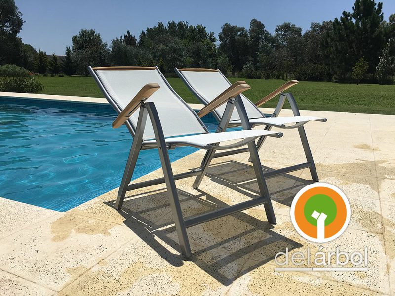 Sillón Fario de Aluminio para Jardín y Exterior | del-arbol.com.ar