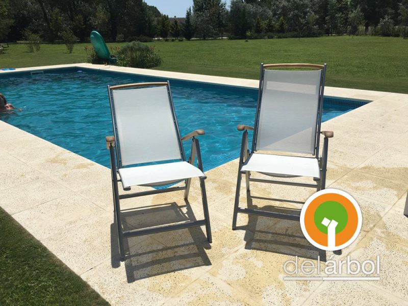 Sillón Fario Multiposición de Aluminio para Jardín y Exterior | del-arbol.com.ar