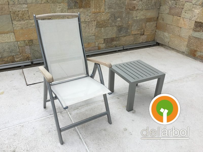 Sillón Fario de Aluminio para Jardín y Exterior | del-arbol.com.ar