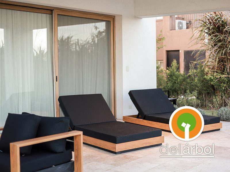 Sillón Woodco de Aluminio para Jardín y Exterior | del-arbol.com.ar