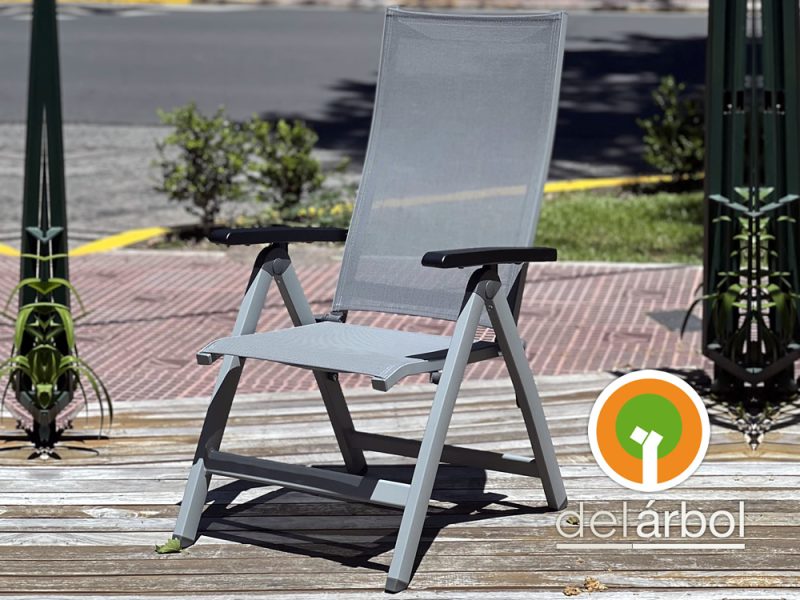 Sillón Java Multiposición de Aluminio para Jardín y Exterior | del-arbol.com.ar