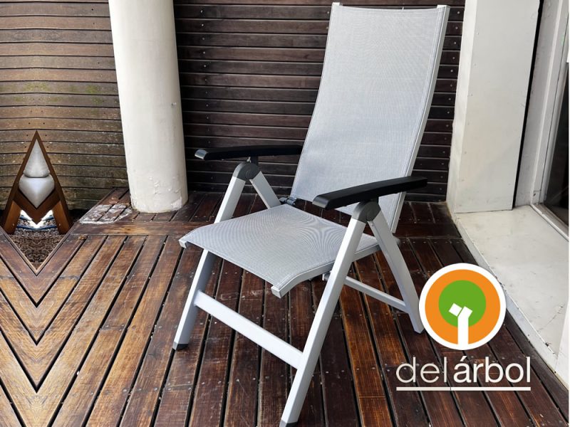 Sillón Java Multiposición de Aluminio para Jardín y Exterior | del-arbol.com.ar