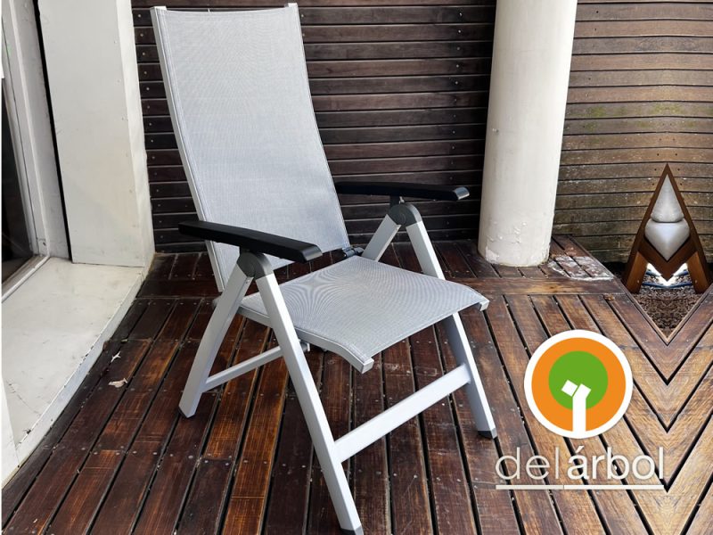 Sillón Java Multiposición de Aluminio para Jardín y Exterior | del-arbol.com.ar