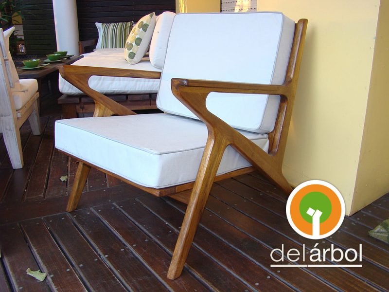 Sillón New Oslo de Madera para Interior | del-arbol.com.ar