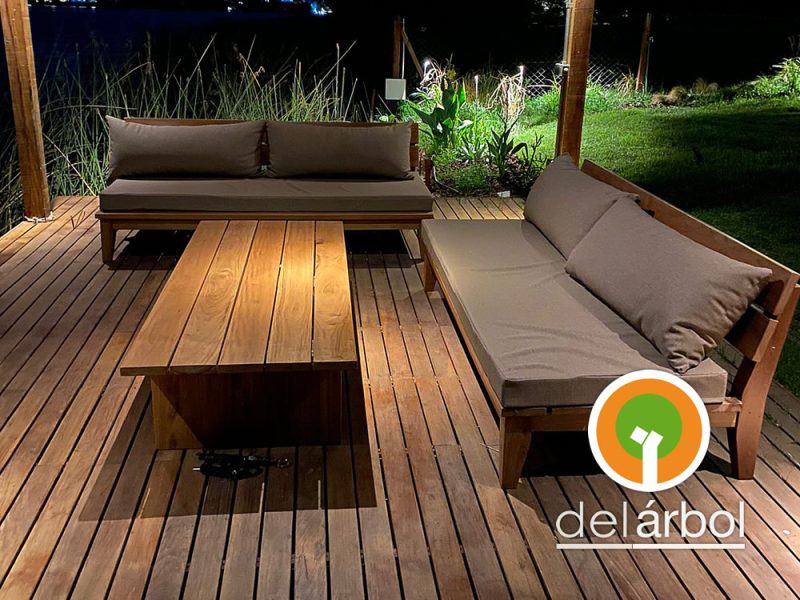 Sillón Anna de Madera para Jardín y Exterior | del-arbol.com.ar