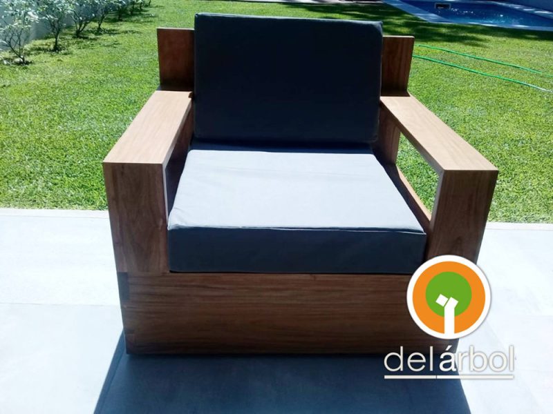 Sillón Spritz de Madera para Jardín y Exterior | del-arbol.com.ar