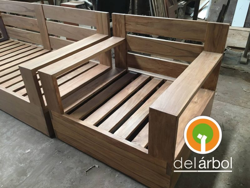 Sillón Spritz de Madera para Jardín y Exterior | del-arbol.com.ar