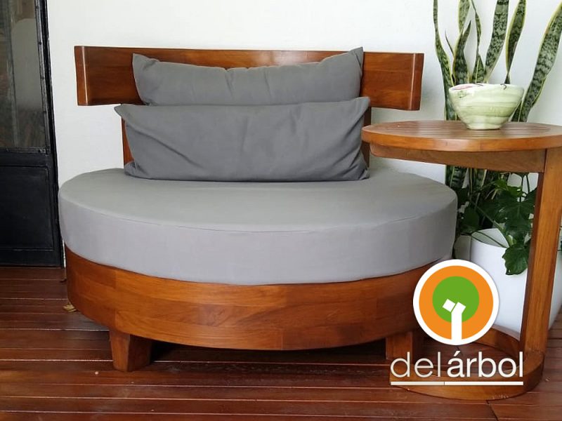 Sillón Caledonio de Madera para Jardín y Exterior | del-arbol.com.ar