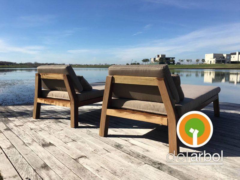 Sillón Chuecón de Madera para Jardín y Exterior | del-arbol.com.ar