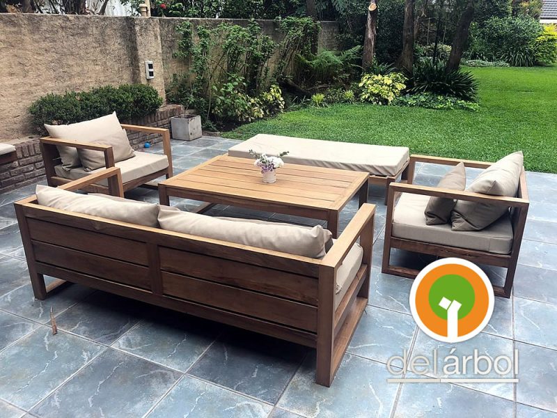 Sillón Cicerón de Madera para Jardín y Exterior | del-arbol.com.ar