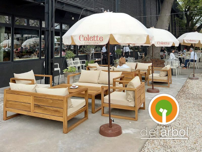 Sillón Cicerón de Madera para Jardín y Exterior | del-arbol.com.ar