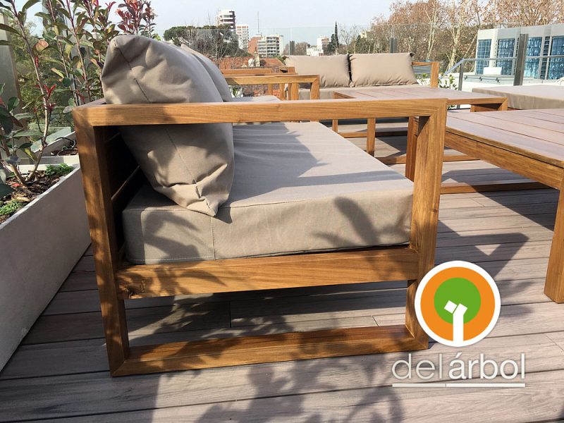 Sillón Cicerón de Madera para Jardín y Exterior | del-arbol.com.ar