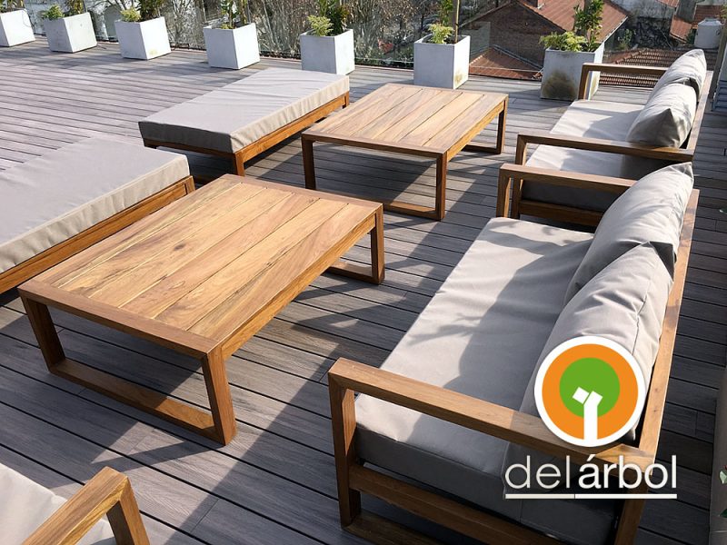 Sillón Cicerón de Madera para Jardín y Exterior | del-arbol.com.ar