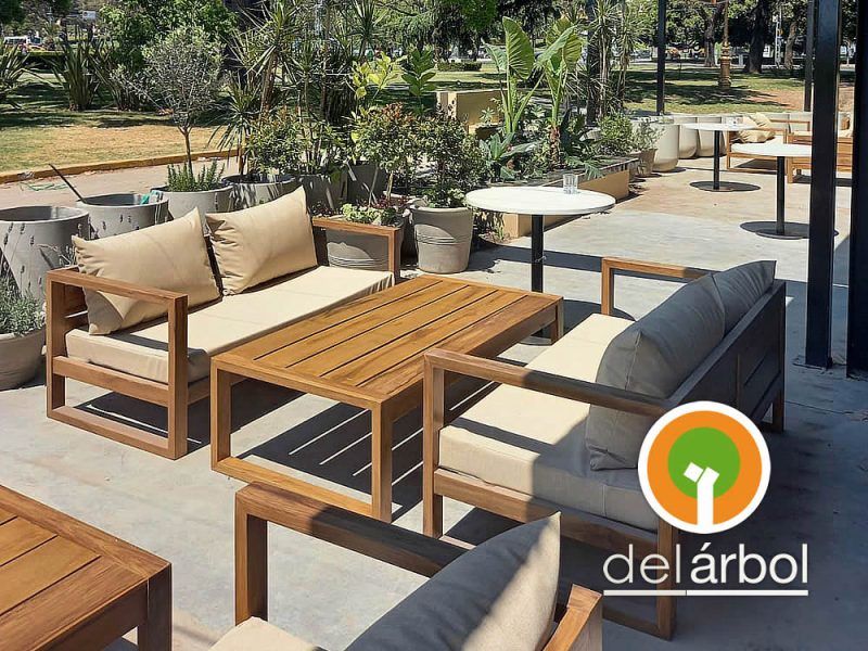 Sillón Cicerón de Madera para Jardín y Exterior | del-arbol.com.ar