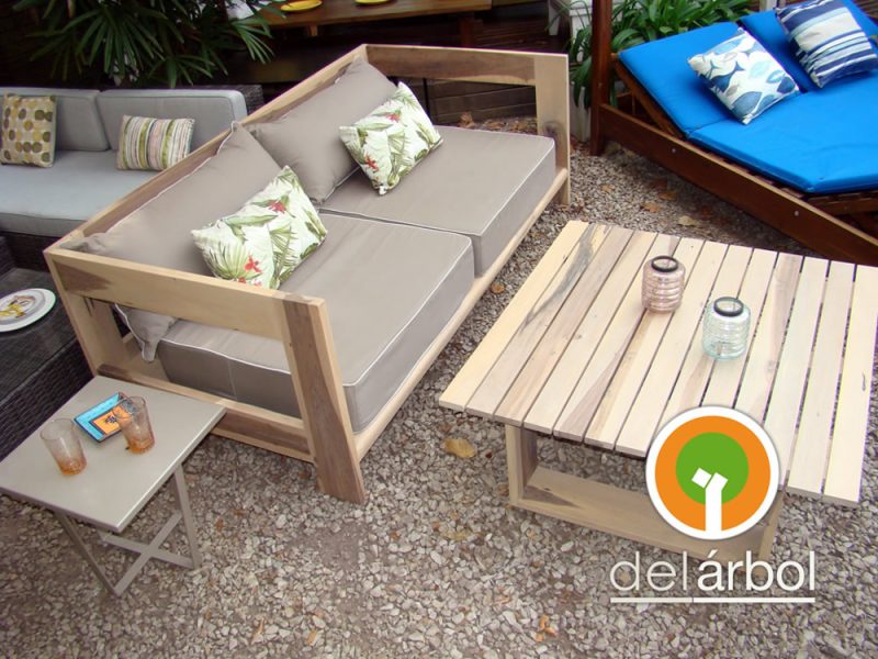 Sillón Dunas de Madera para Jardín y Exterior | del-arbol.com.ar