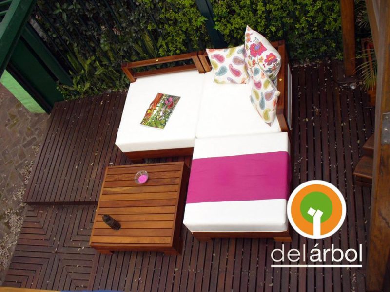 Sillón Flex de Madera para Jardín y Exterior | del-arbol.com.ar