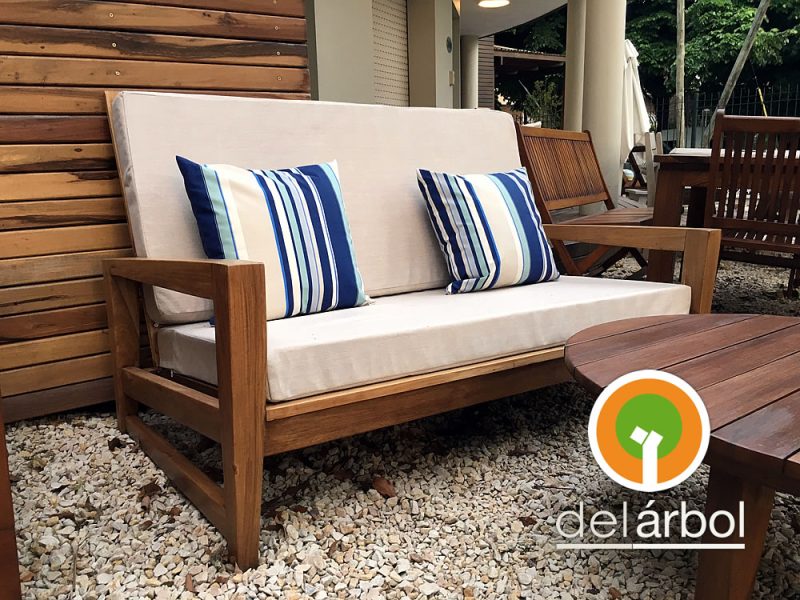 Sillón Oslo de Madera para Jardín y Exterior | del-arbol.com.ar