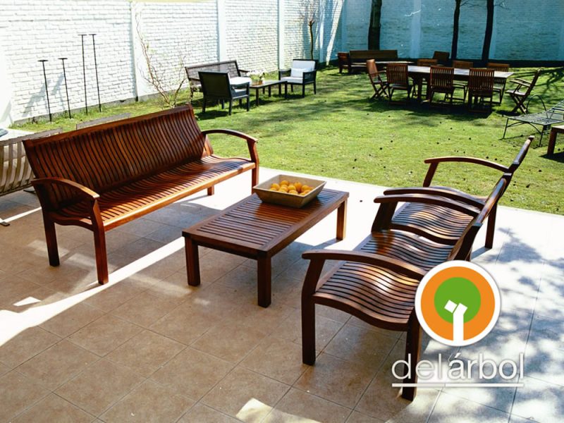 Sillón Santiago de Madera para Jardín y Exterior | del-arbol.com.ar