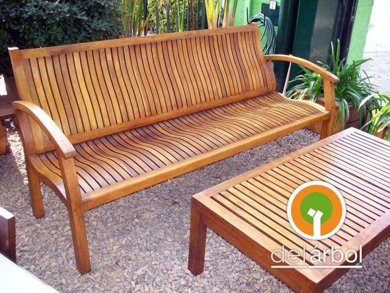 Sillón Santiago de Madera para Jardín y Exterior | del-arbol.com.ar