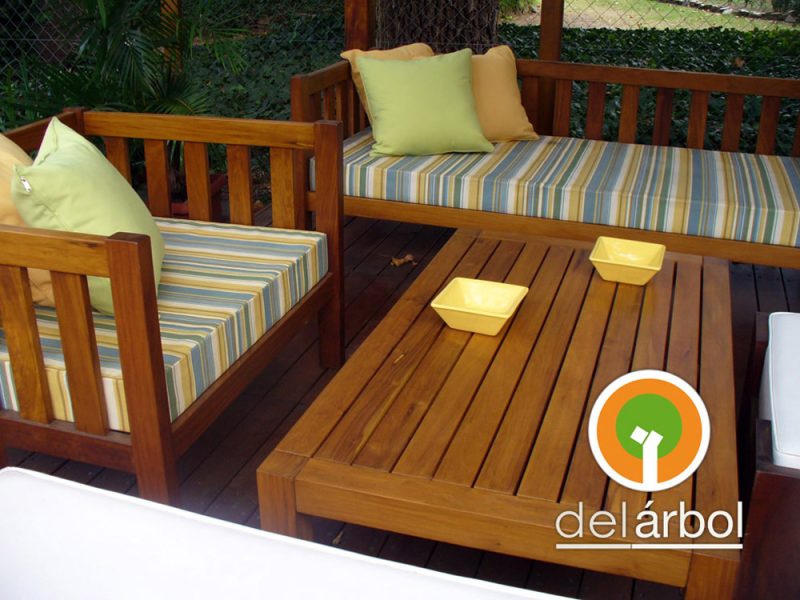 Sillón Sausalito de Madera para Jardín y Exterior | del-arbol.com.ar