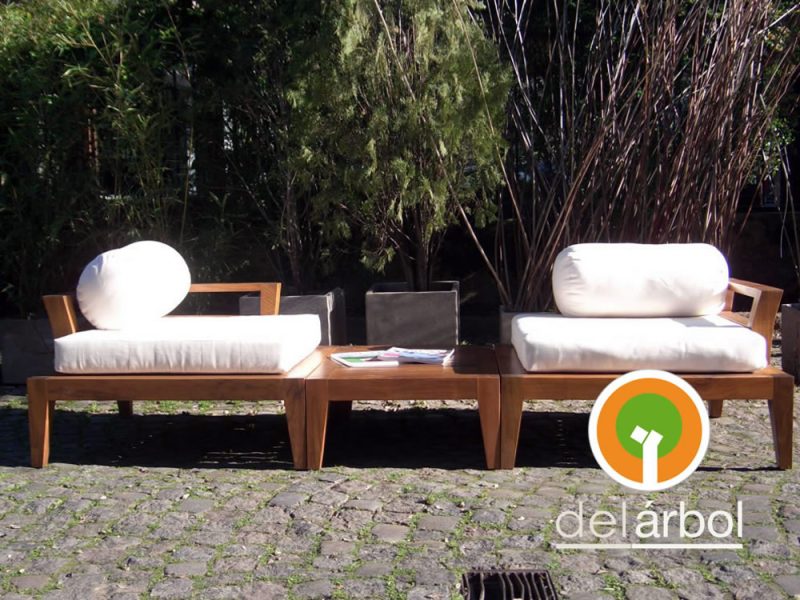 Sillón Tao de Madera para Jardín y Exterior | del-arbol.com.ar