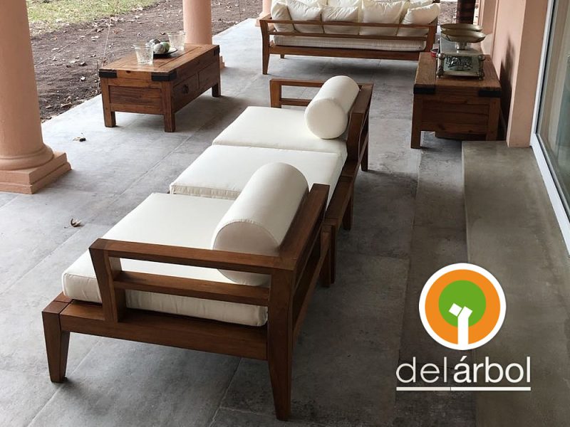 Sillón Tao de Madera para Jardín y Exterior | del-arbol.com.ar