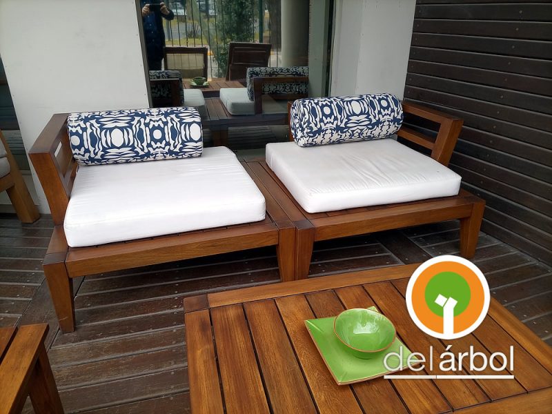 Sillón Tao de Madera para Jardín y Exterior | del-arbol.com.ar