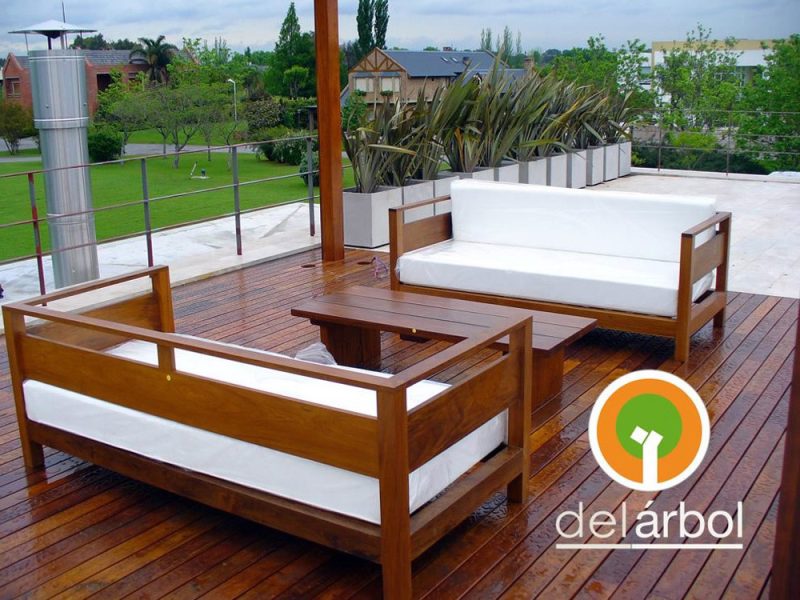 Sillón Trapani de Madera para Jardín y Exterior | del-arbol.com.ar