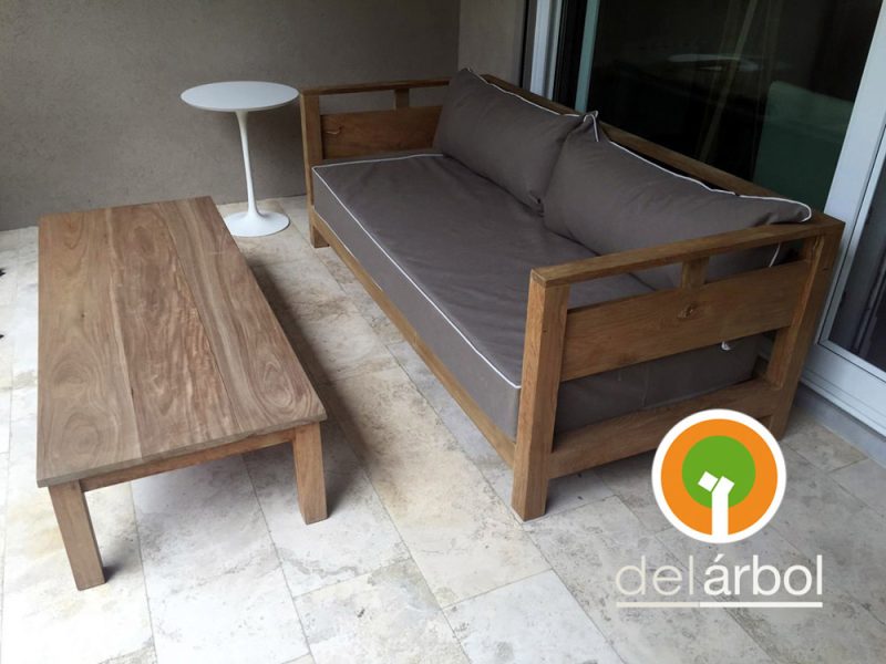 Sillón Trapani de Madera para Jardín y Exterior | del-arbol.com.ar