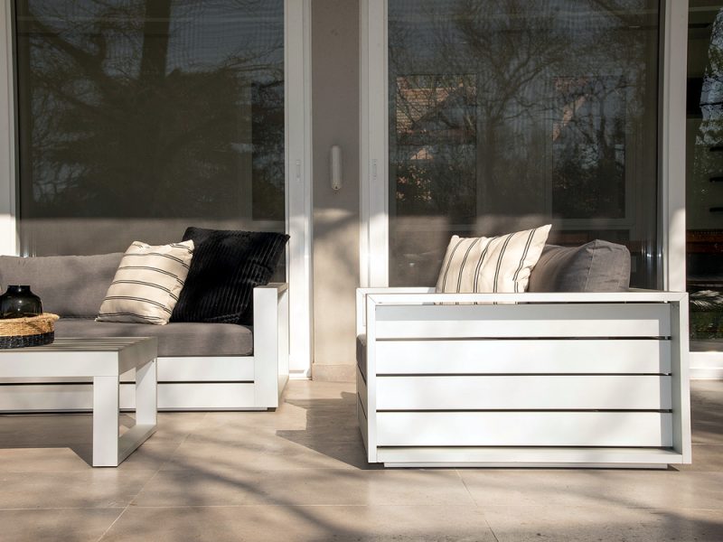 Sillón Fence de Aluminio para Jardín y Exterior | del-arbol.com.ar